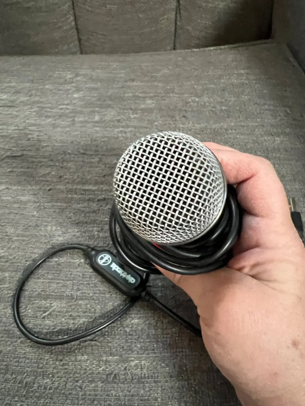 Logitech Black USB Microphone with Integrated Cable
